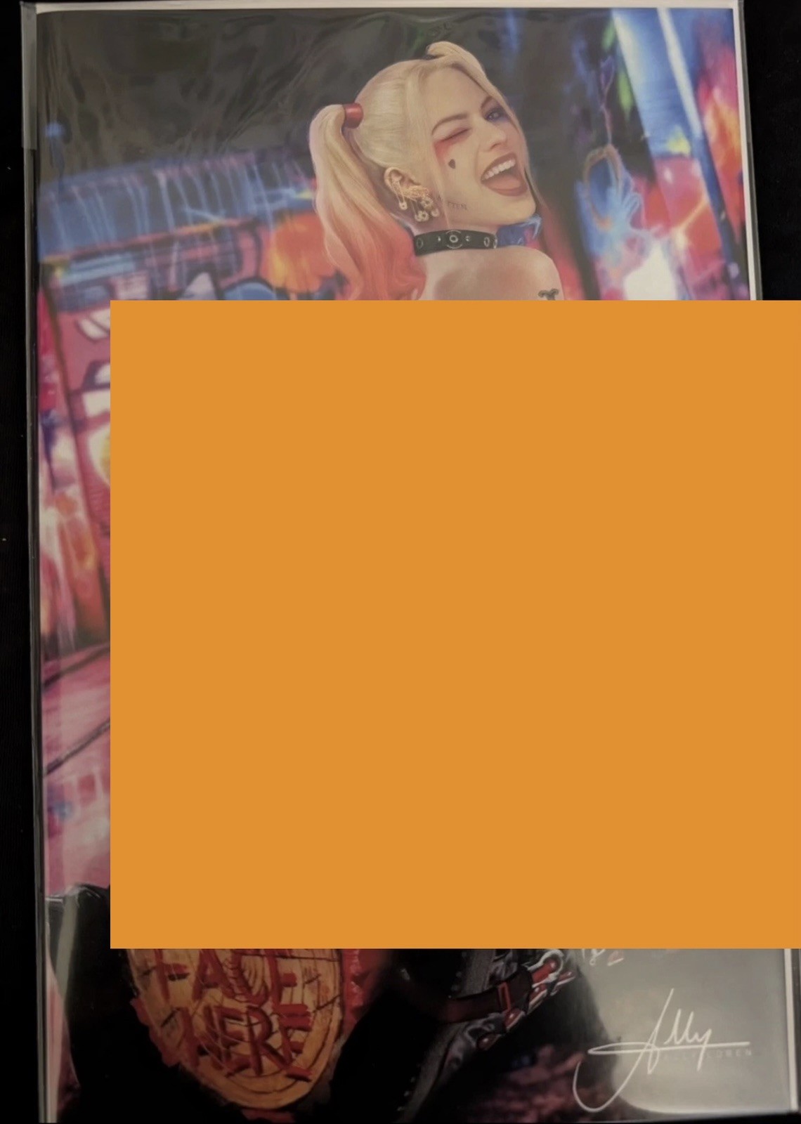 Skyline #5 Graffiti Harley Quinn Margot Robbie Homage ALLY LOREN Full LDT 100