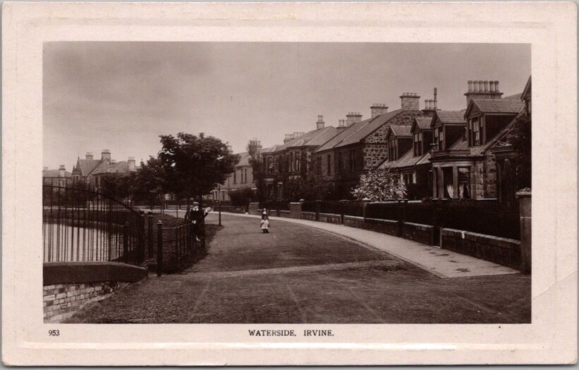 Vintage 1910s IRVINE, Scotland UK Postcard \