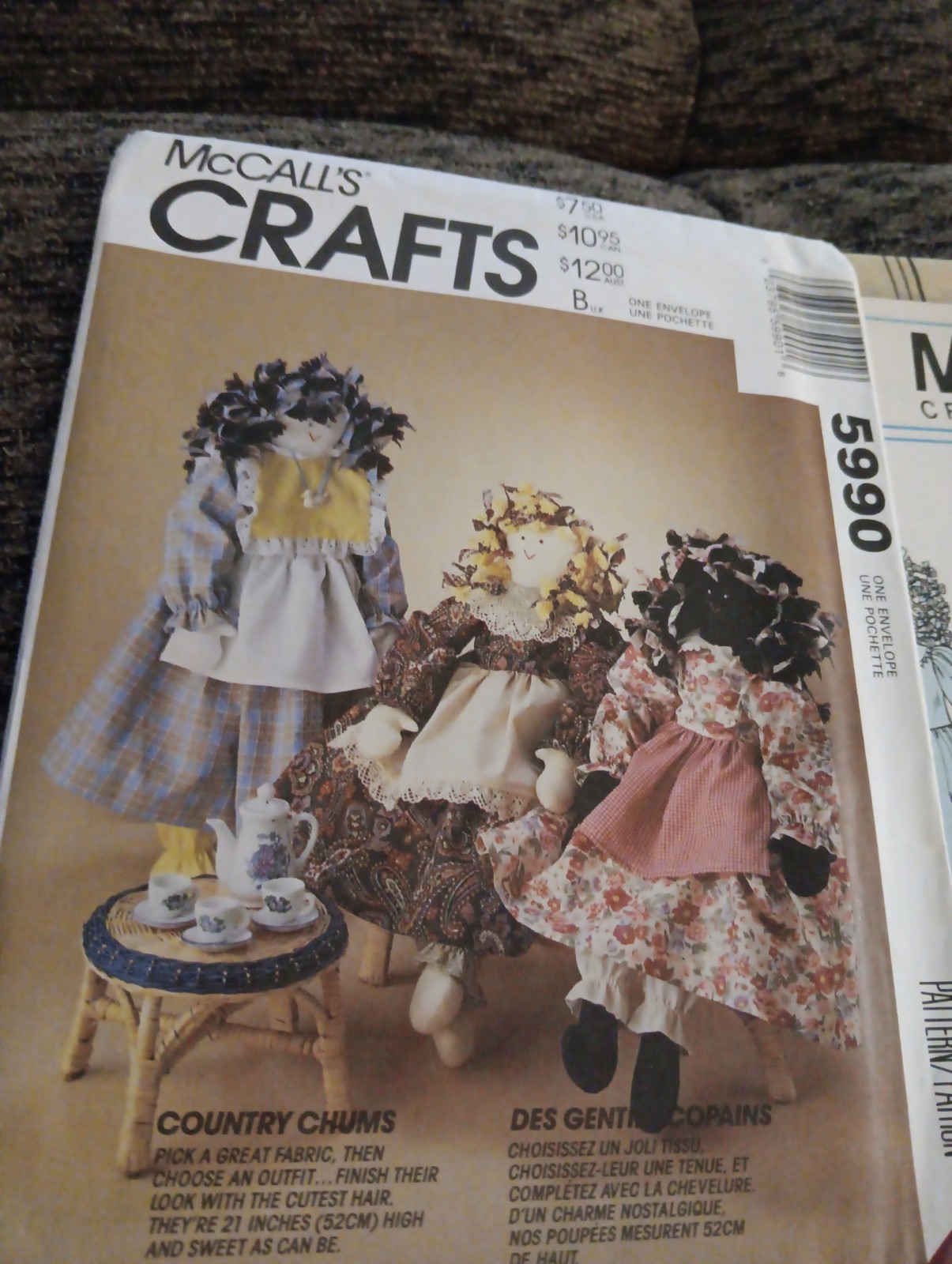 Vtg. McCall\'s Crafts #5990 21\ Vtg. McCall\'s Crafts #5990 21\