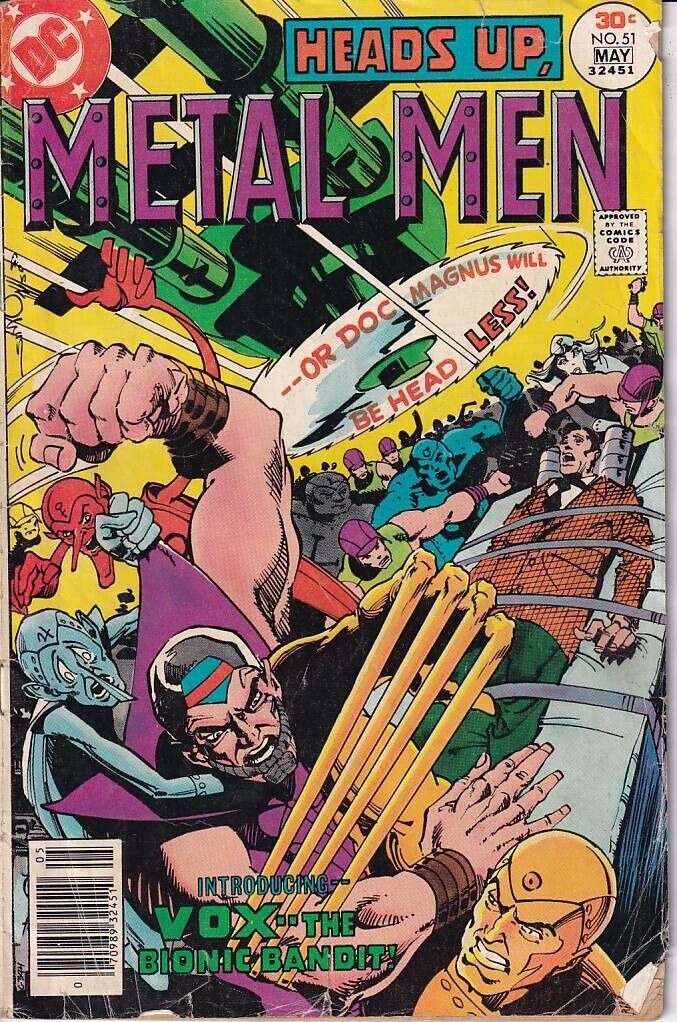44110: DC Comics METAL MEN #51 VG Grade