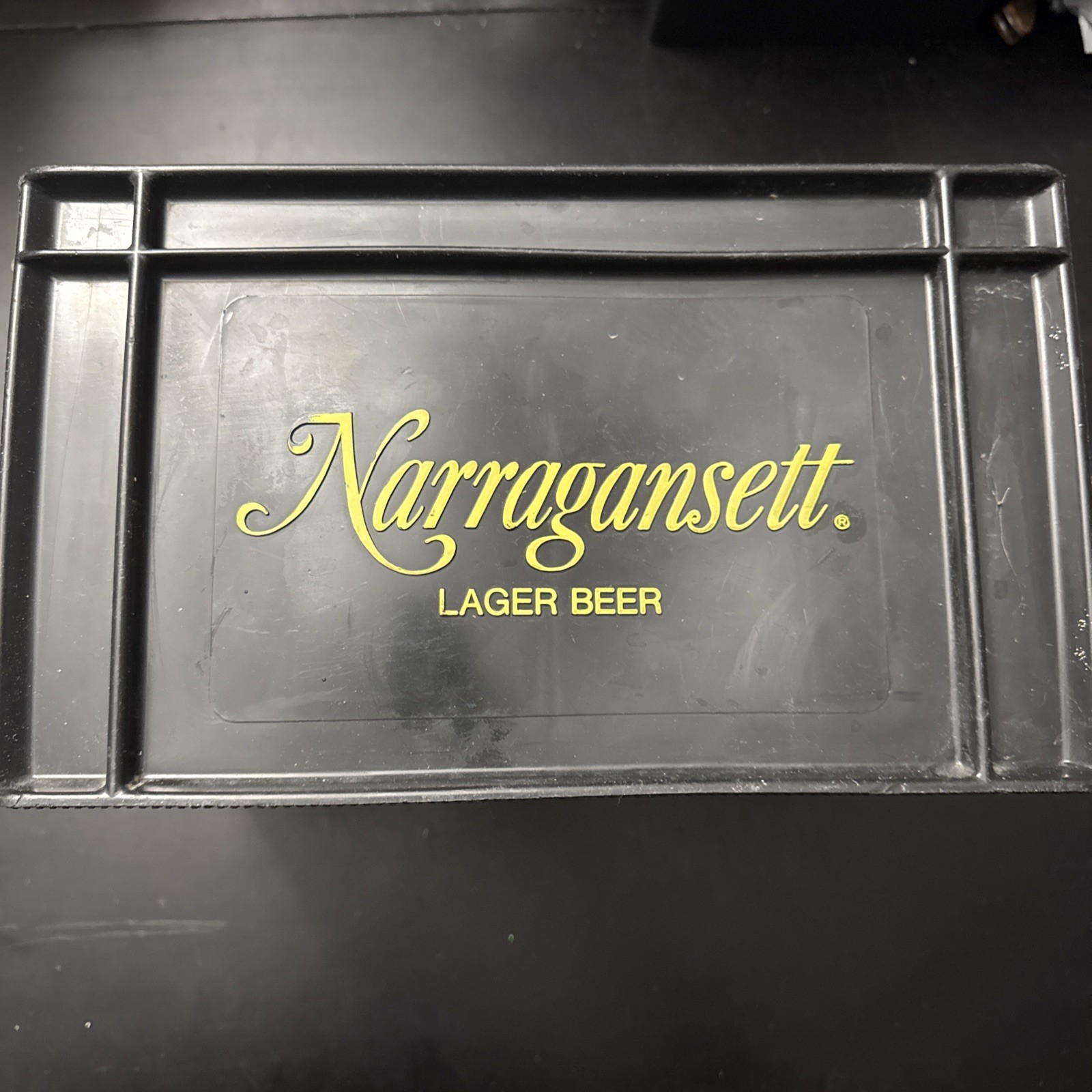 Narragansett Plastic Beer Crate Case Lager Ale Beer Deposit 12 Bottle