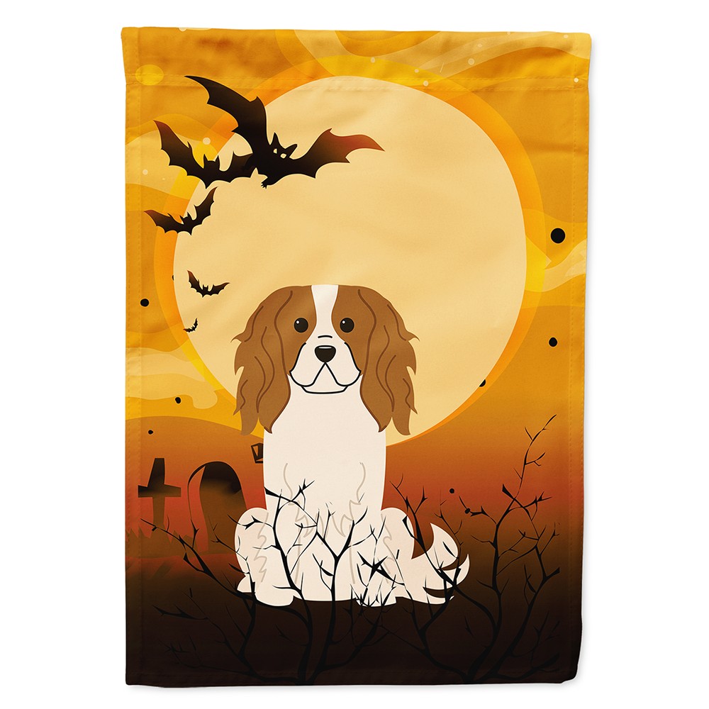 Caroline\'s Treasures Halloween Cavalier Spaniel House Flag BB4324CHF Caroline\'s Treasures Halloween Cavalier Spaniel House Flag BB4324CHF