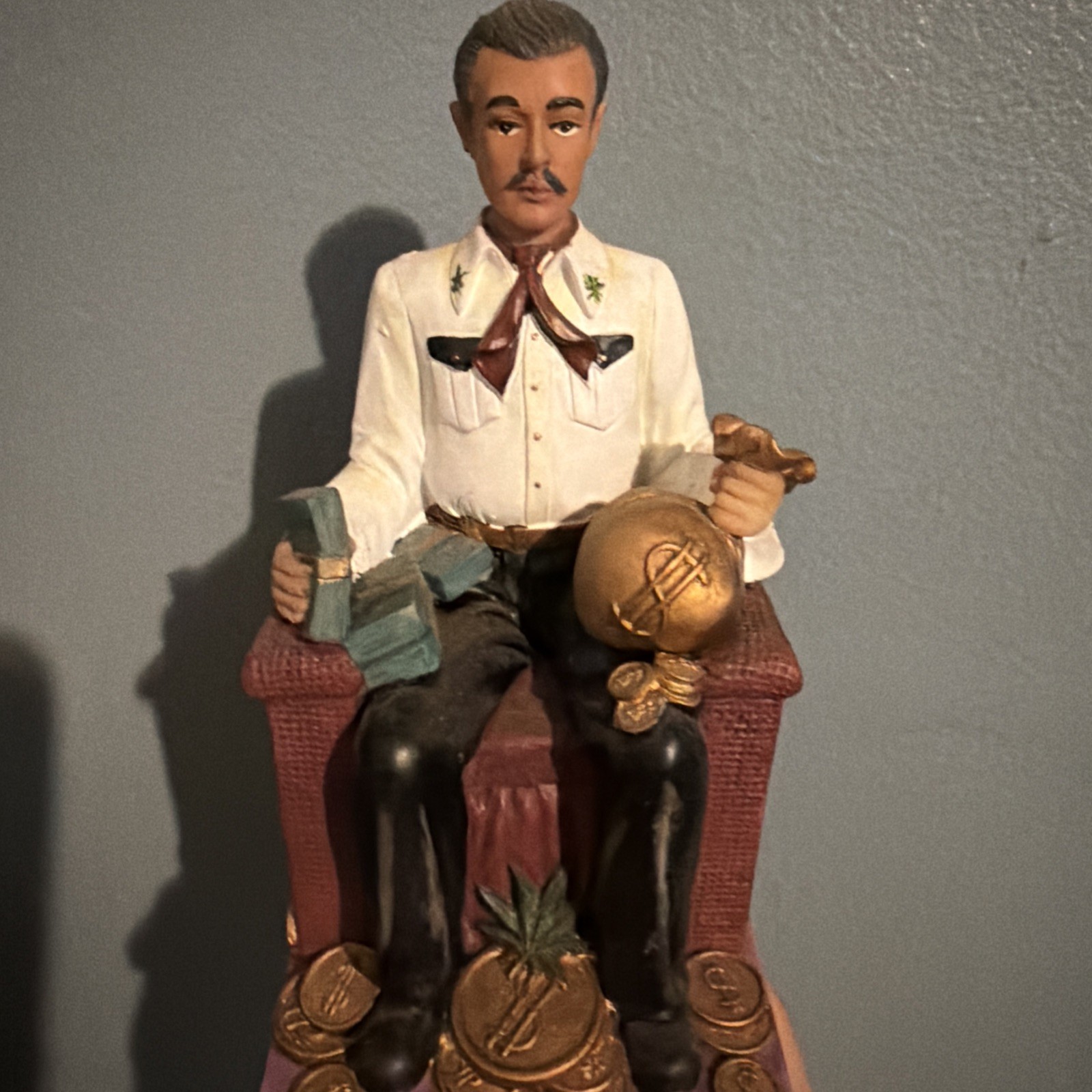 Ebros Jesus Malverde Statue Angel Of The Poor Sinaloa Figurine 6.25