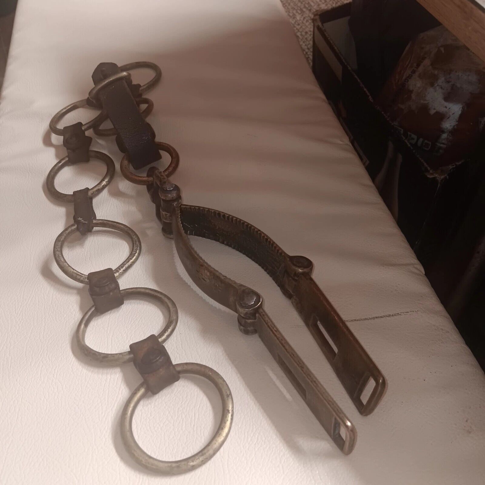 antique/vintage horse brass leather straps/tack