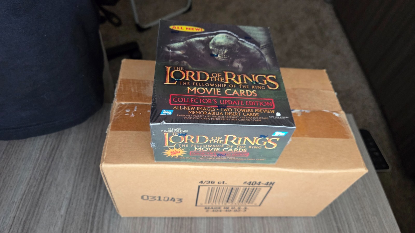 2002 TOPPS LOTR LORD RINGS FELLOWSHIP UPDATE FACTORY SEALED BOX FRESH FROM CASE