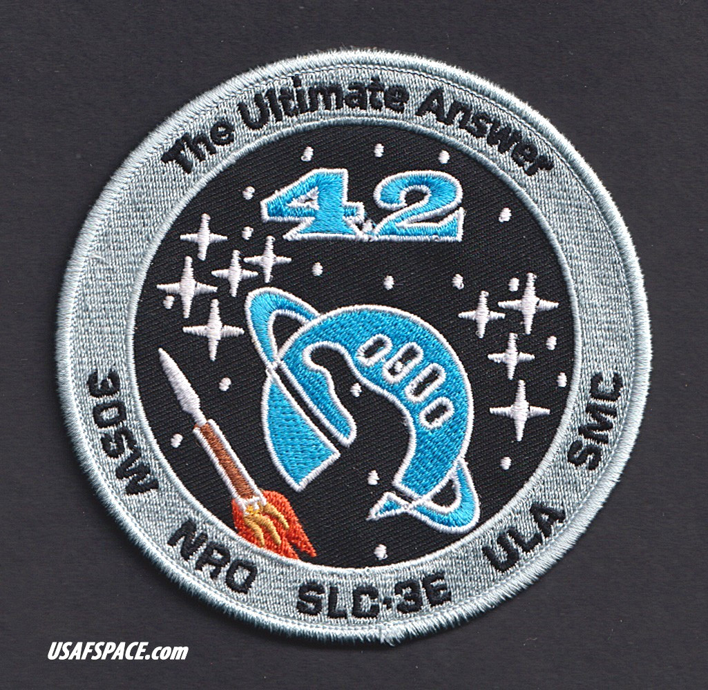 Authentic NROL 42 - ATLAS V VAFB USAF DOD NRO CLASSIFIED SATELLITE Launch PATCH