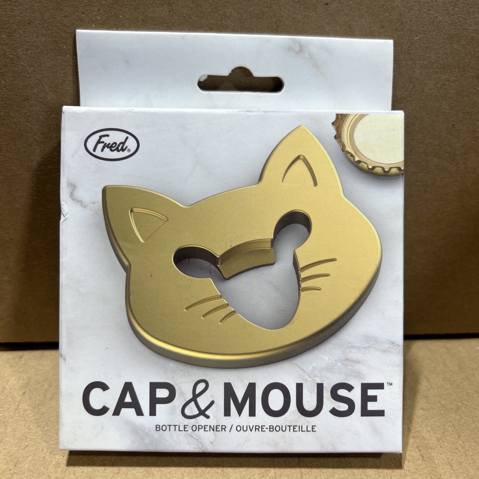Genuine Fred CAP & MOUSE Bottle Opener New with Box