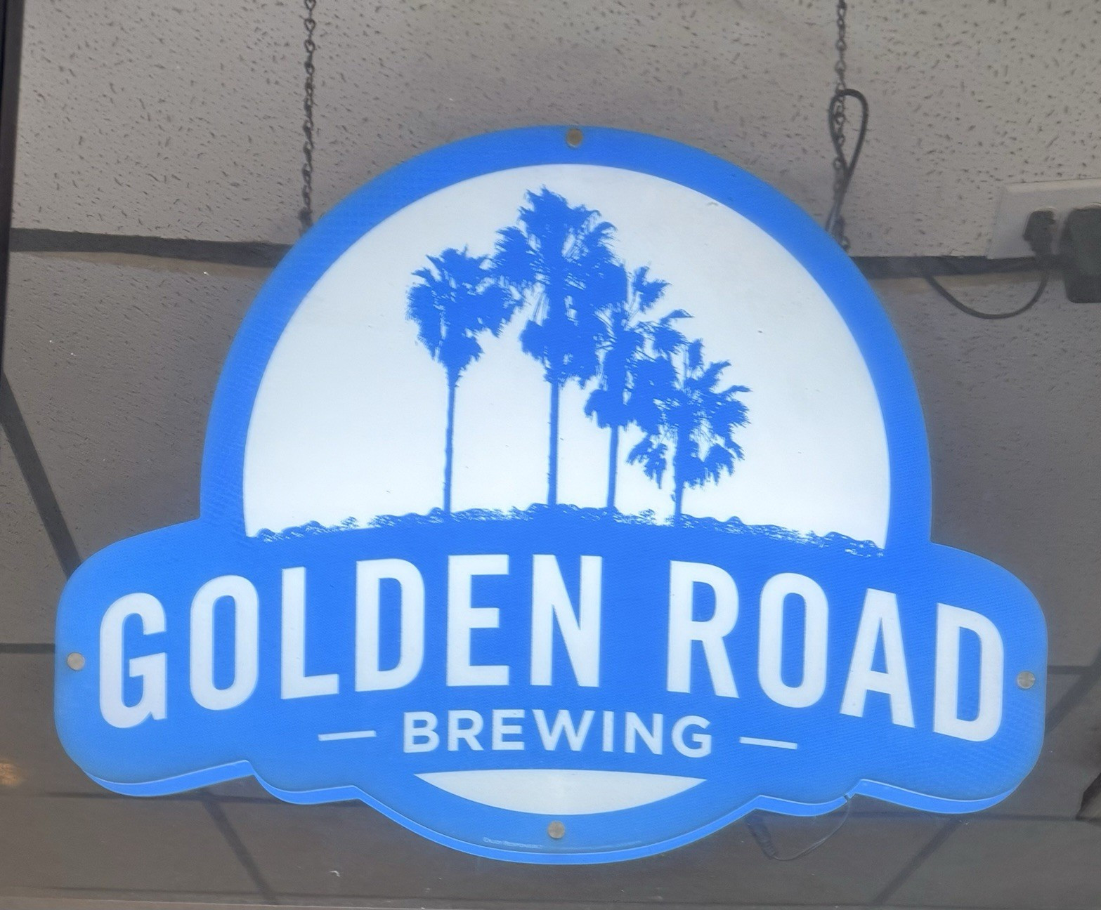 Golden Road Brewing LED Lighted Bar Sign Beer Advertising Man Cave Garage
