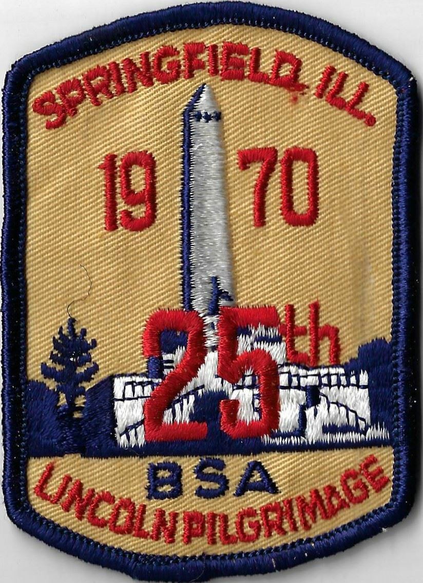 1970 25th Lincoln Pilgrimage Springfield. Illinois BSA DBL Bdr. [MX-8380]
