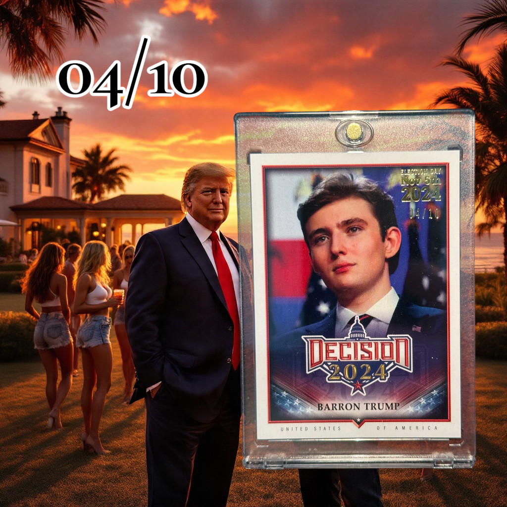 Decision 2024 Barron Trump Election Day Gold Foil 04/10 MAGA