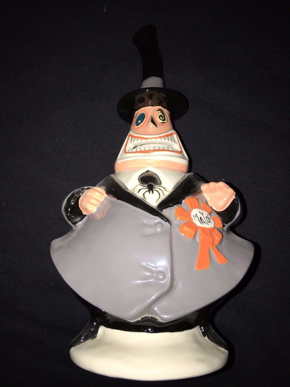 Nightmare Before Christmas Glazed Ceramic Vintage Mayor Bank - Schmid 1993