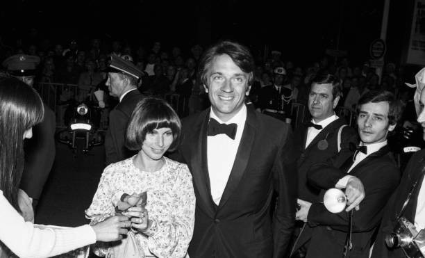 Jean-Pierre Cassel his wife Sabine at the Cannes Film Festival in - Old Photo