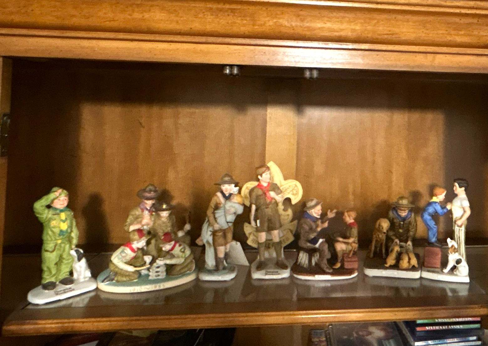 BSA Themed Figurines & Collectible Statues Lot 1980s Norman Rockwell 