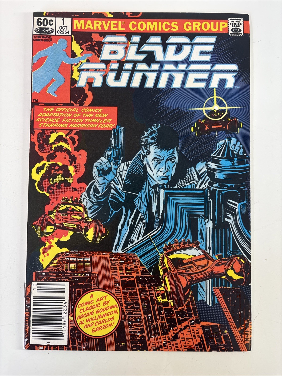 Blade Runner #1 Marvel Comics Newsstand 1982 Movie Adaptation Al Williamson NM