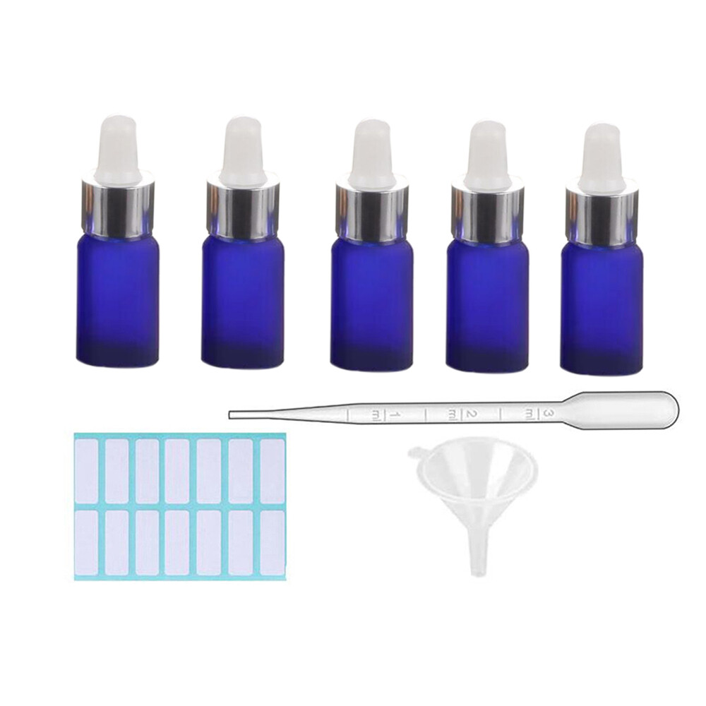 1ml/2ml/5ml/10ml glass bottle mini empty essential oil bottle for easy carrying
