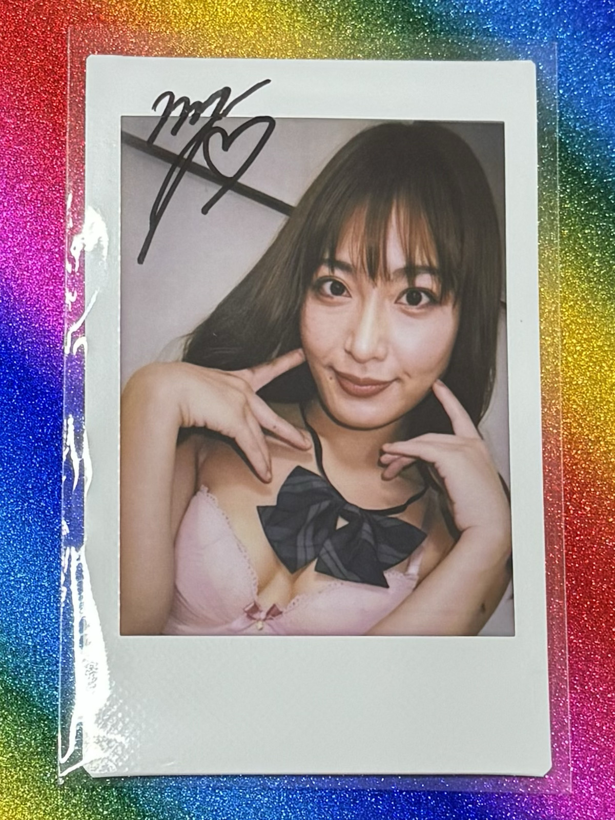 Jun Mizukawa(Kana Yume) Autograph Cheki Photo Limited Japanese