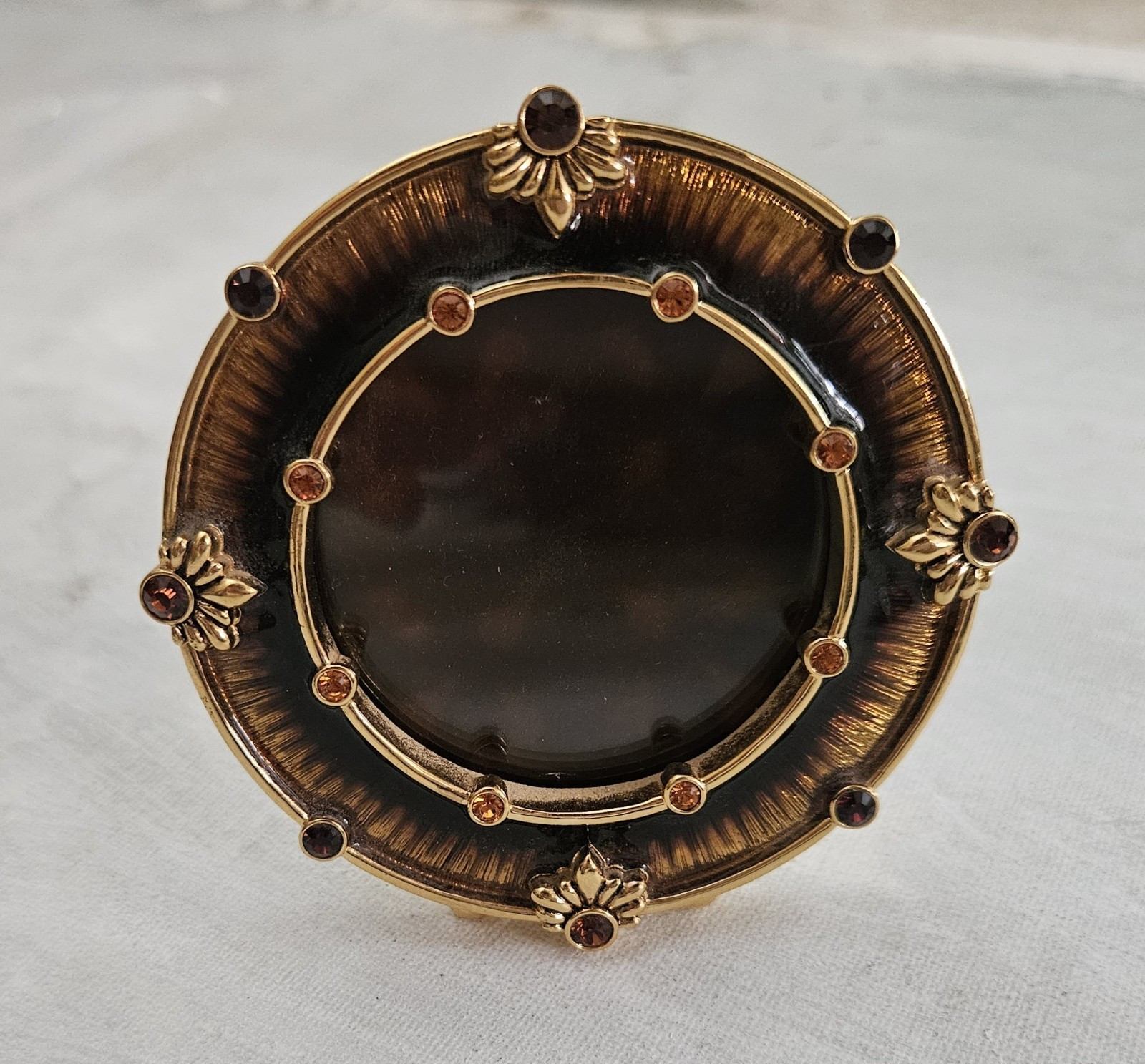 Vintage Jay Strongwater Agatha Picture Frame Swarovski Crystals 3