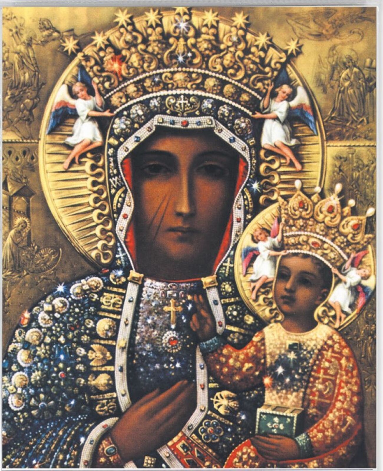 Our Lady of Czestochowa Black Madonna of Częstochowa Ready To Frame Print