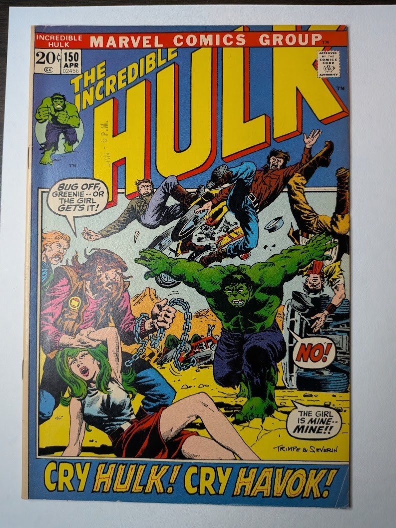 Incredible Hulk #150 Marvel 1972 (VF)