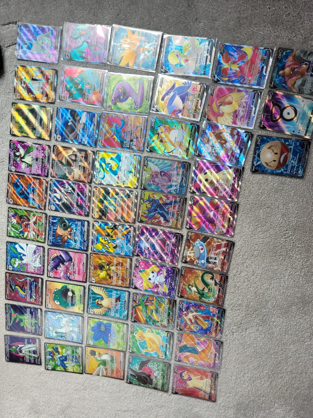 53 Pokemon Card Huge Bundle Full Art Ex V