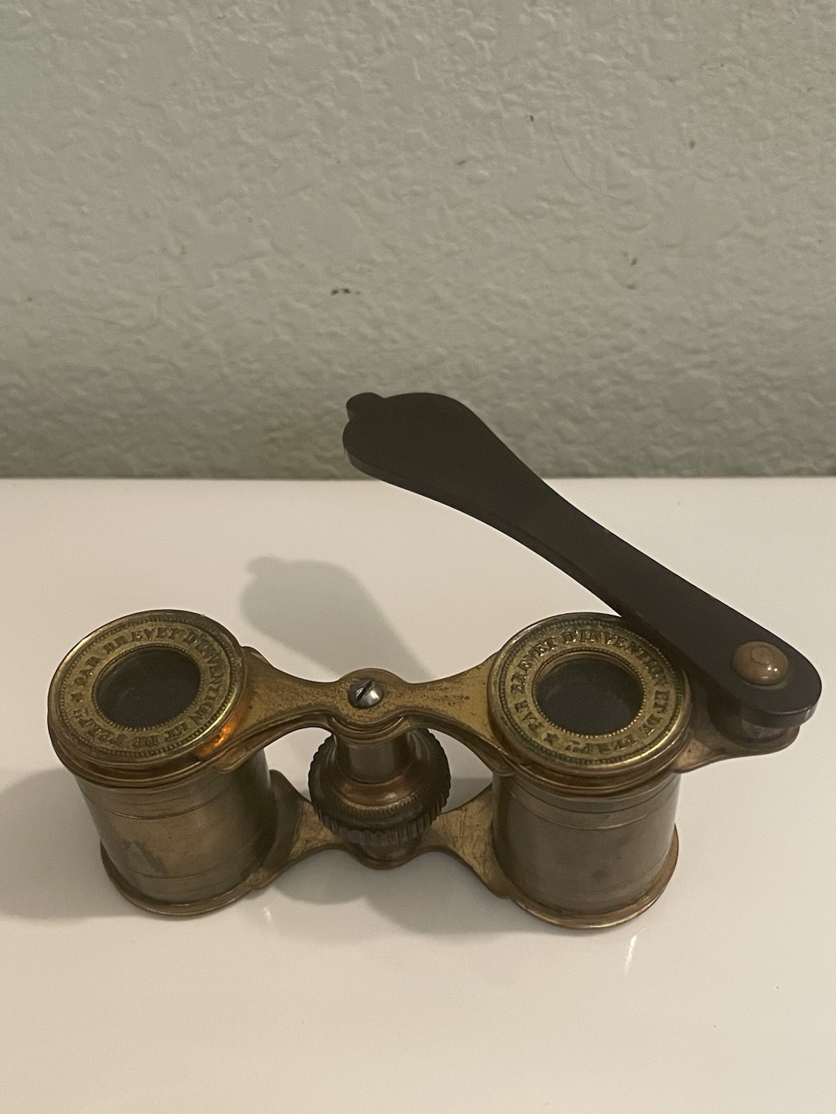Antique Lemaire Paris Brass Opera Glasses French Theater Clear Optics Victorian