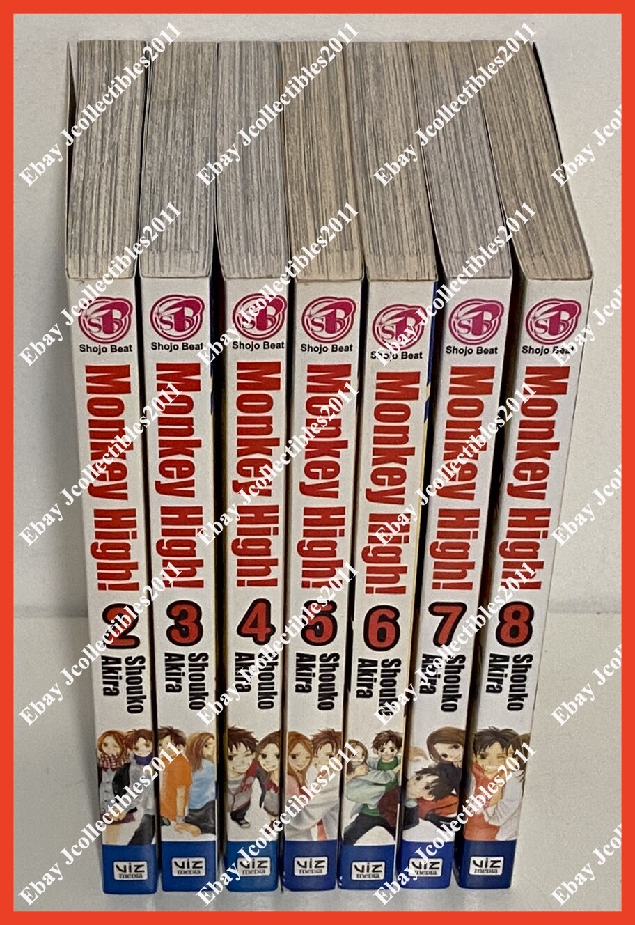 Monkey High  (Vol. 2 - 8) English Manga Graphic Novels Set New