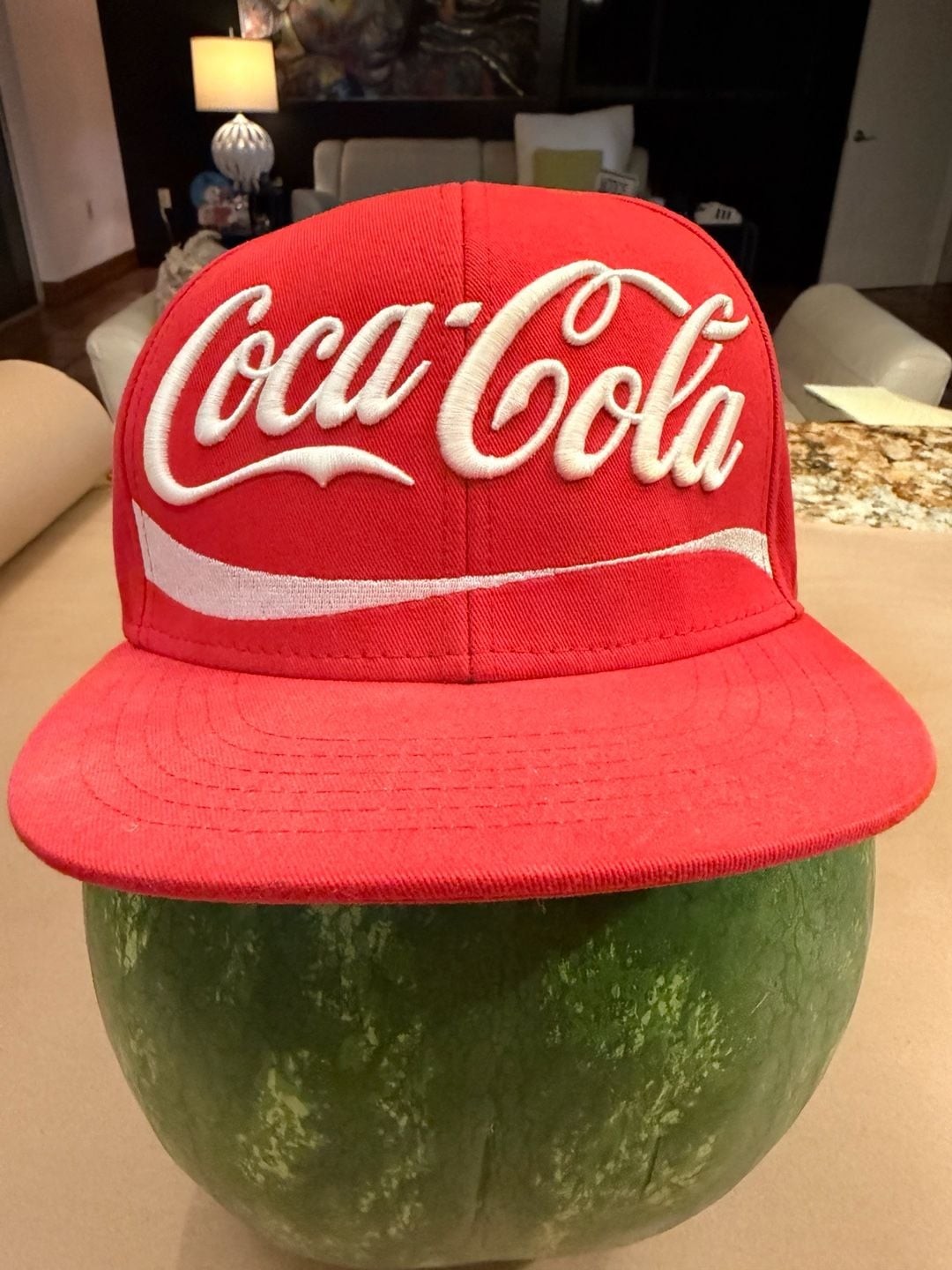 Vintage 2012 Coca-Cola Embroidered Logo Red Snapback Hat
