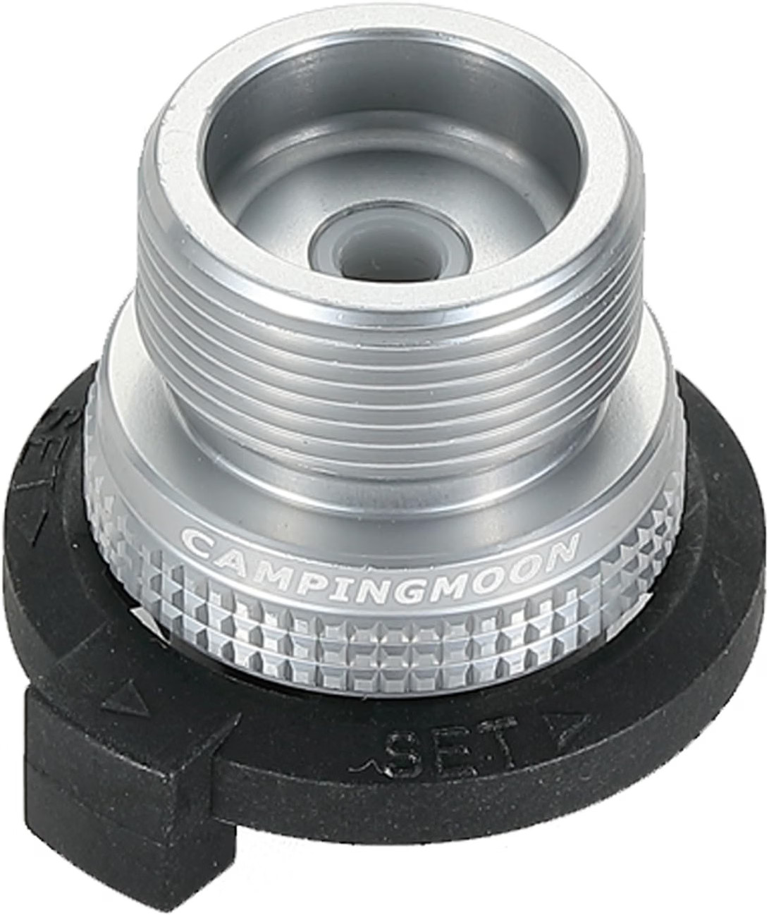 CAMPINGMOON Butane to Propane CGA 600 Adapter Converter 8oz 44g, Silver 