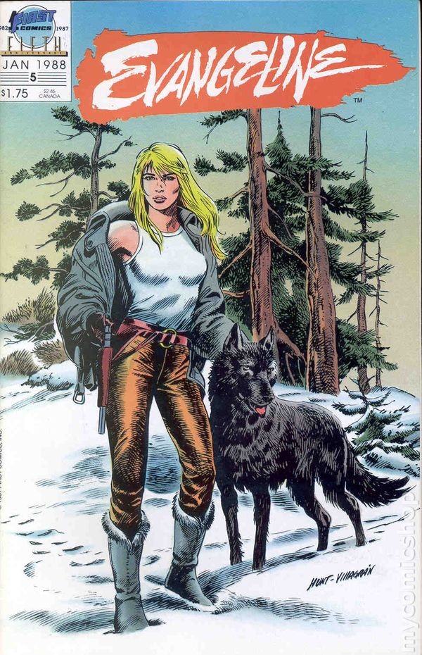 Evangeline #5 VF 8.0 1988 Stock Image