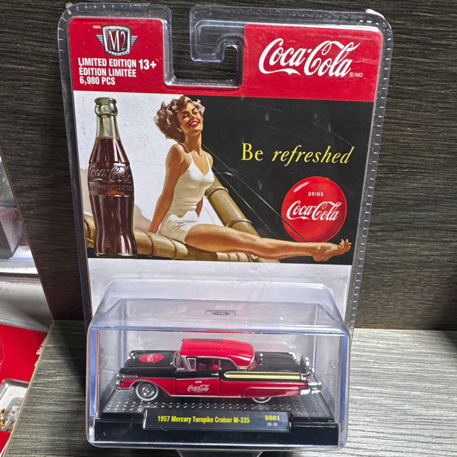 Coca-Cola M2 Machines 1957 Mercury Turnpike Cruiser M-335 Die-Cast Car