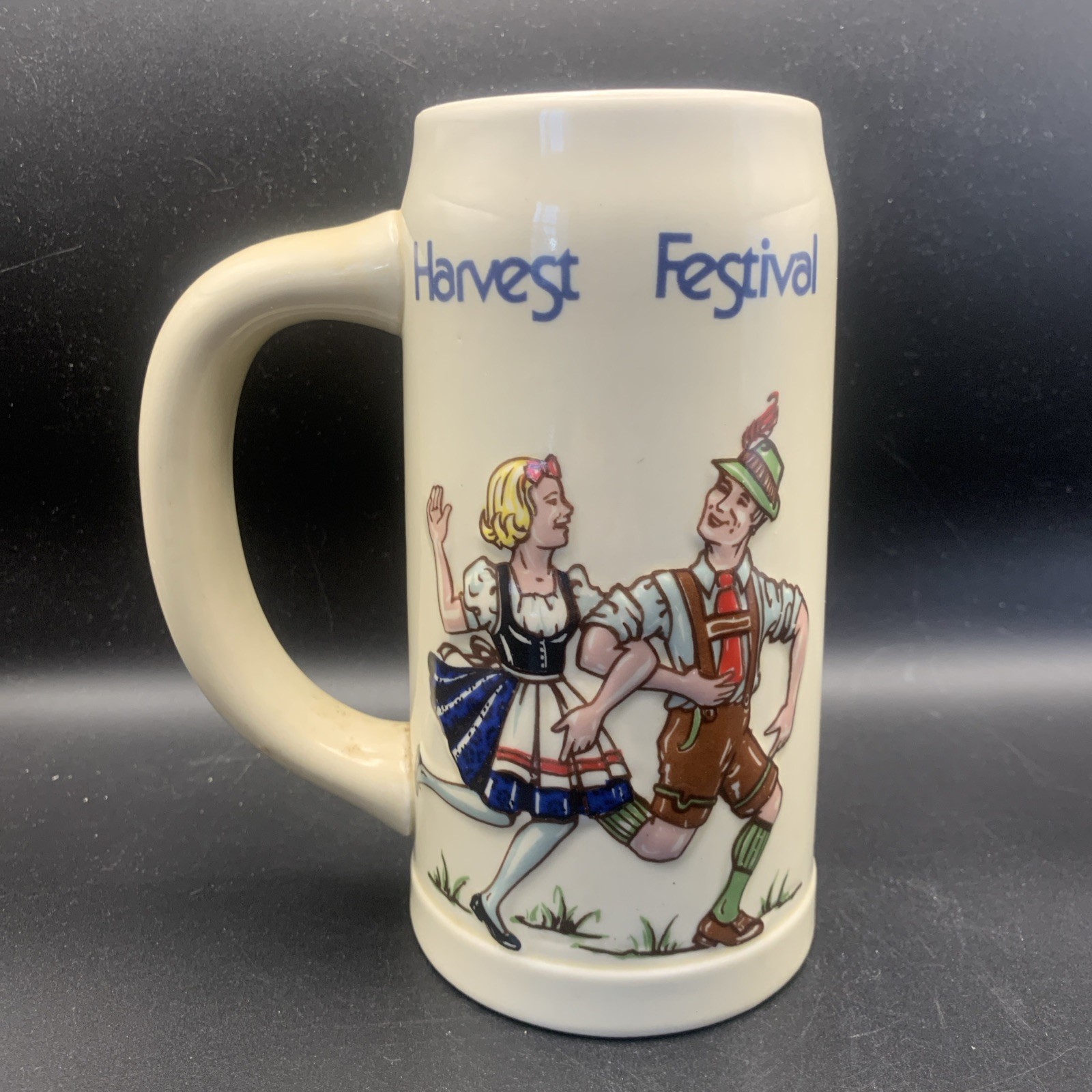 Vintage St Clare\'s 1982 Harvest Festival Fest Stoneware Ceramic Stein Mug Vintage St Clare\'s 1982 Harvest Festival Fest Stoneware Ceramic Stein Mug