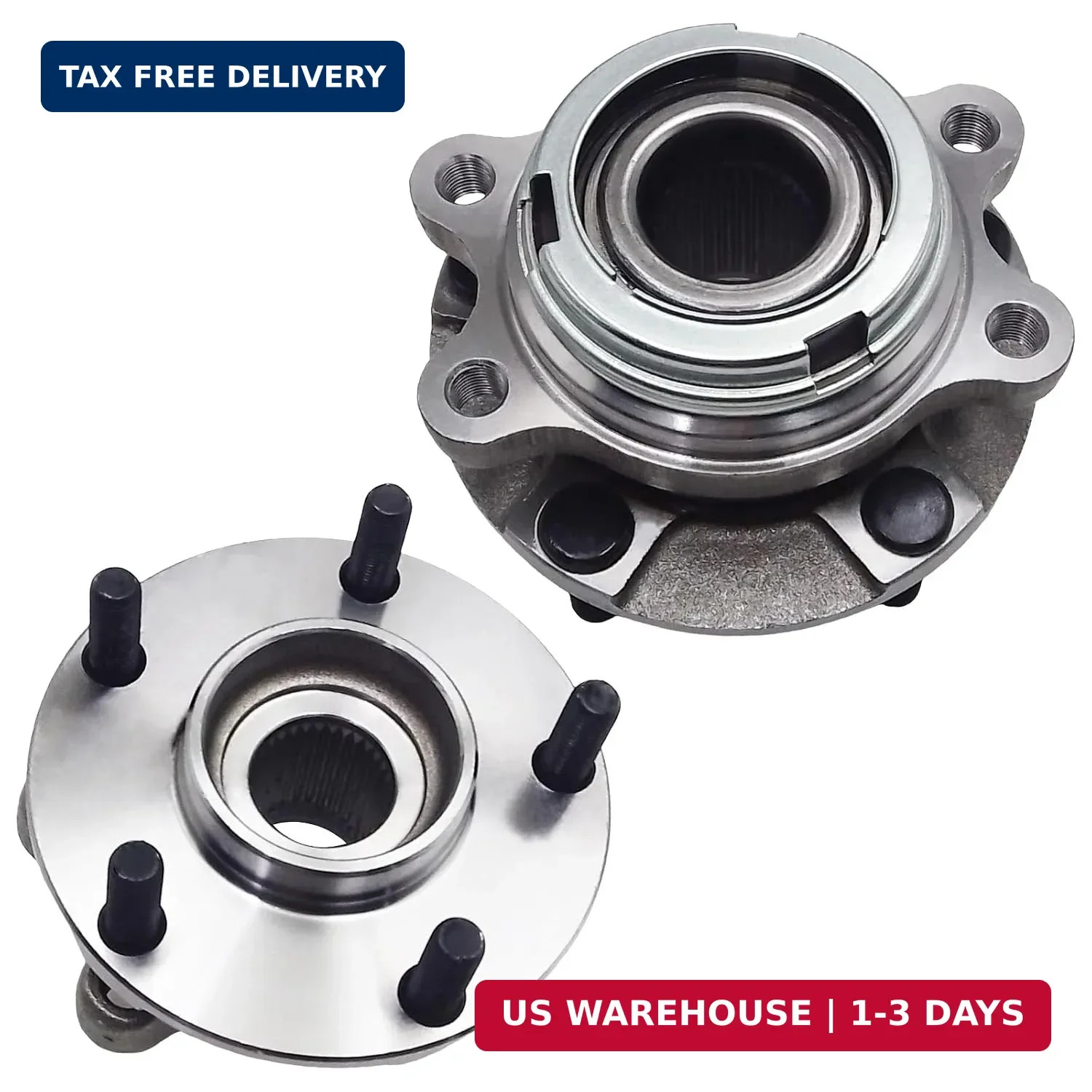 2 PCS 513296 Front Wheel Hub and Bearing Assembly Fit for 2007-2021 Nissan Altim
