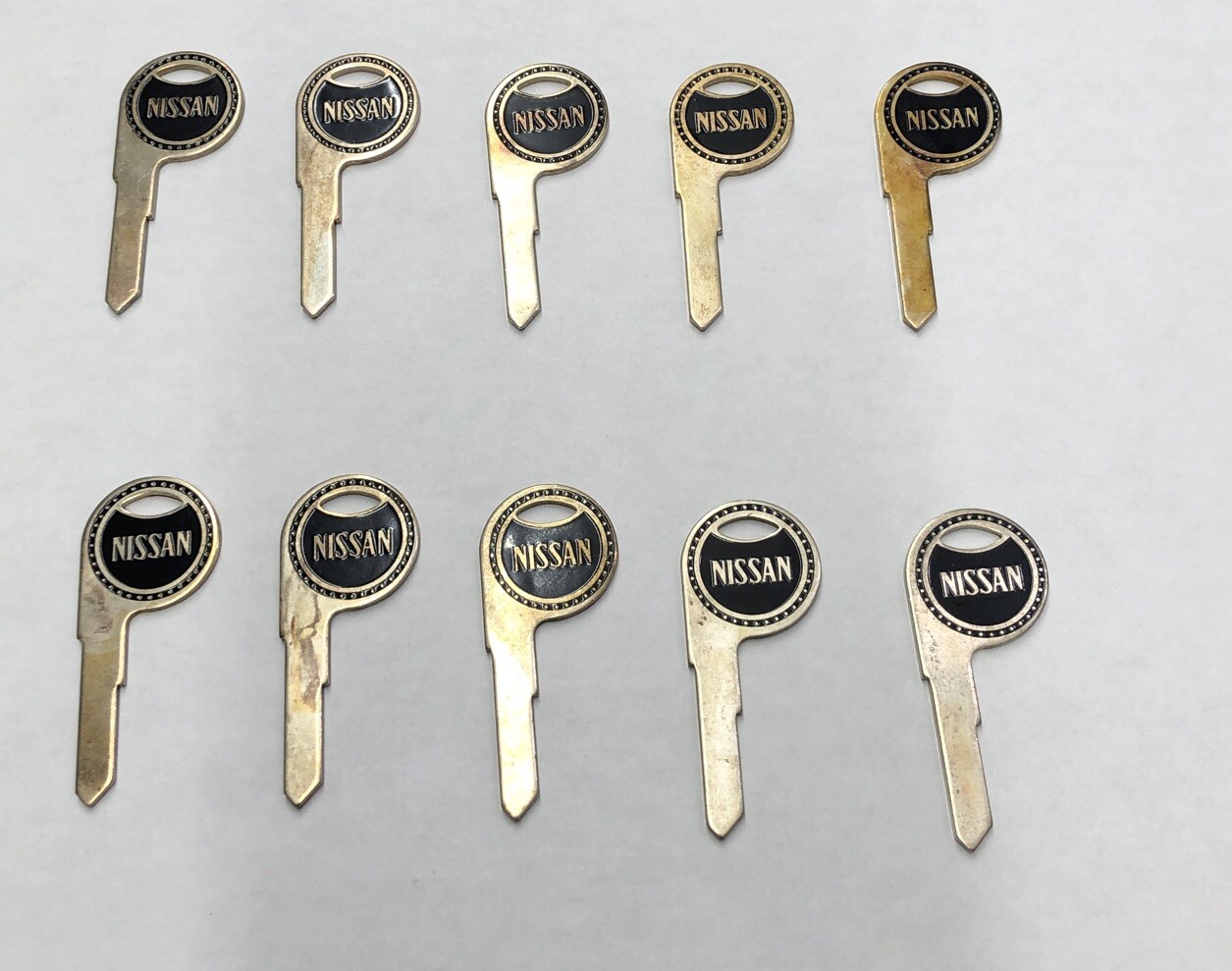 Lot Of 10 Datsun Nissan Key Blank Very Rare New With Defects Lot Of 10 Datsun Nissan Key Blank Very Rare New With Defects