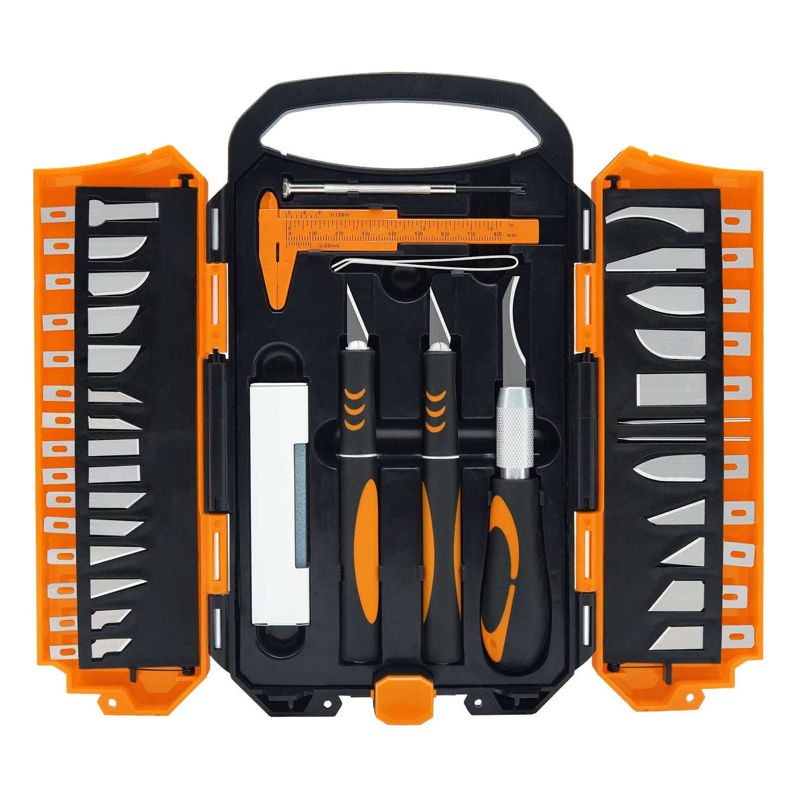 34pcs Large Exacto Knife Set Deluxe Craft Precision Knife Set Include 3pcs Craft