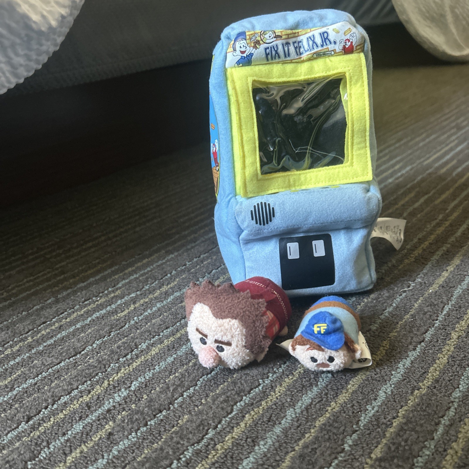Disney Tsum Tsum Fix-it Felix Jr Arcade Wreck-It Ralph Plush Tobi Komi 8.25\
