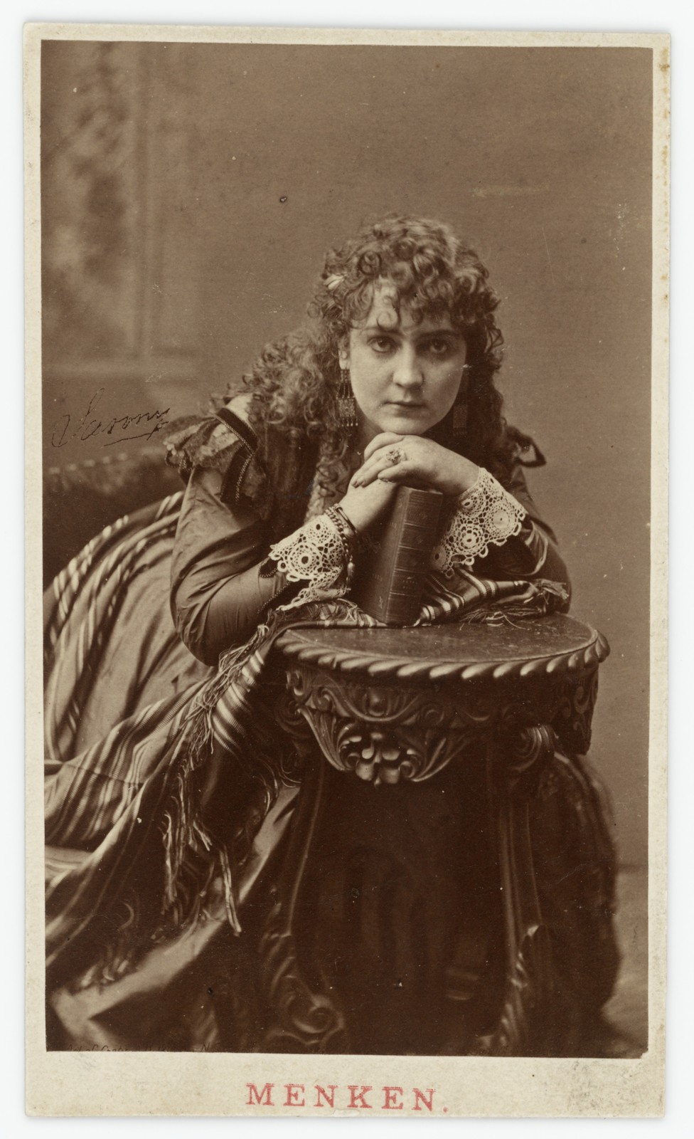 Adah Isaacs Menken 1860s Vintage Actress Photo Reprint Wall Art