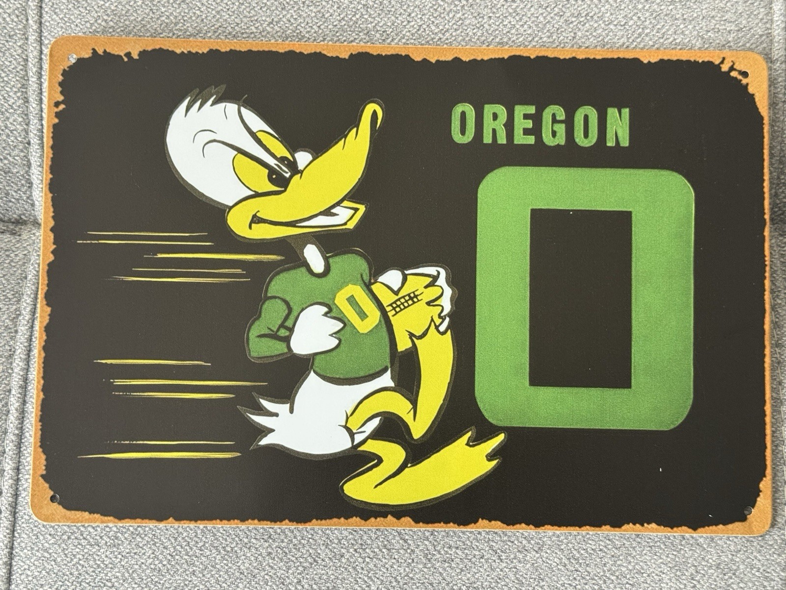 Vintage Oregon Duck Cartoon Art Metal Sign - Wall Decor 8\