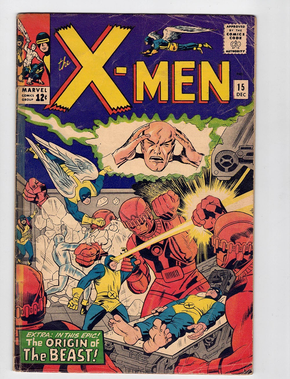X-MEN #15 2.0 1965 OFF-WHITE/WHITE PAGES