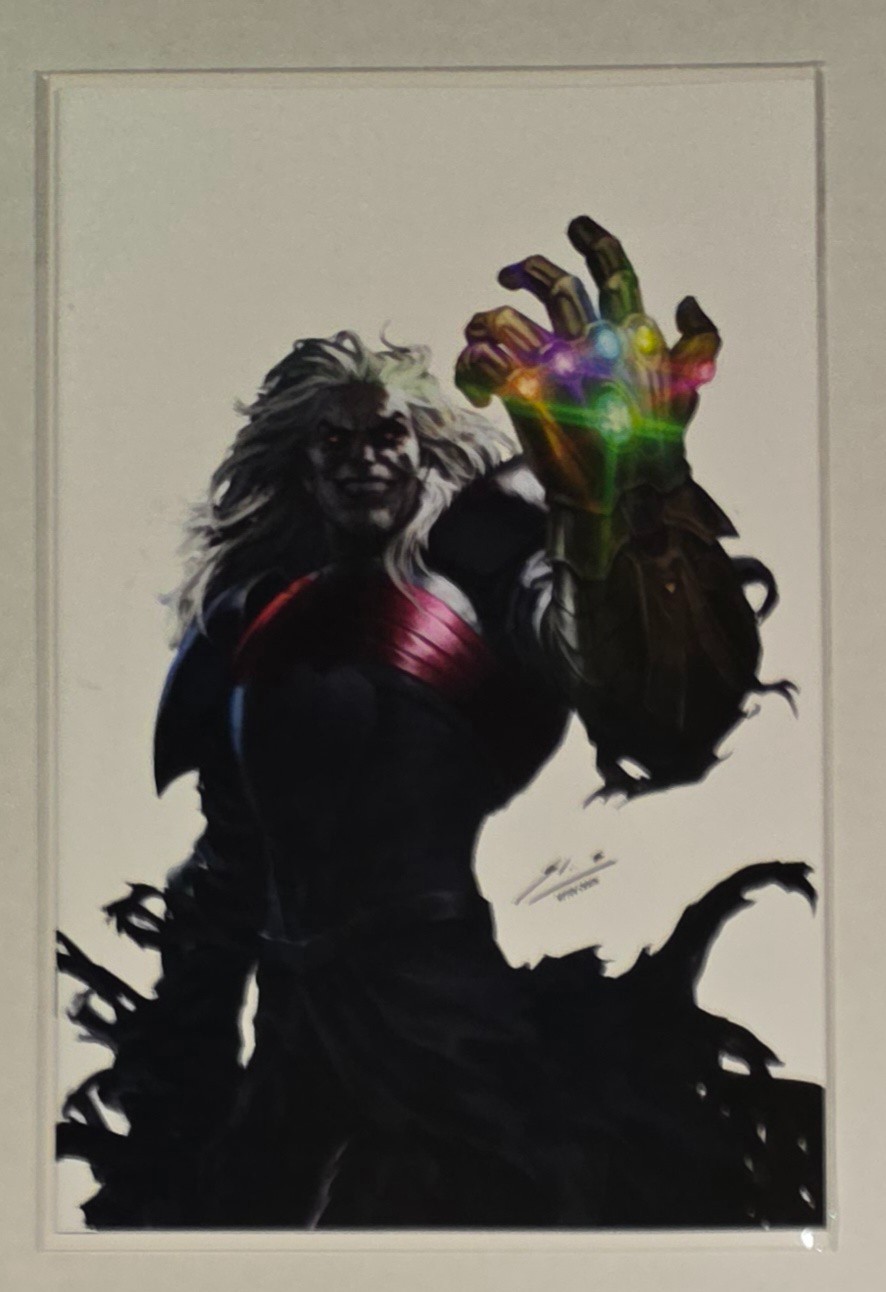 Venom #27 (Marvel) NM, Skan White Virgin w/ Infinity Gauntlet, 1st Full Codex