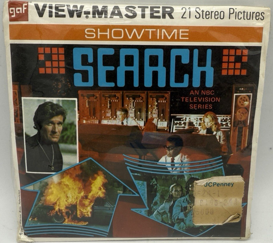 View-Master Search Vintage 1973 Gaf Showtime NBC TV Packet B 591 Sealed View-Master Search Vintage 1973 Gaf Showtime NBC TV Packet B 591 Sealed