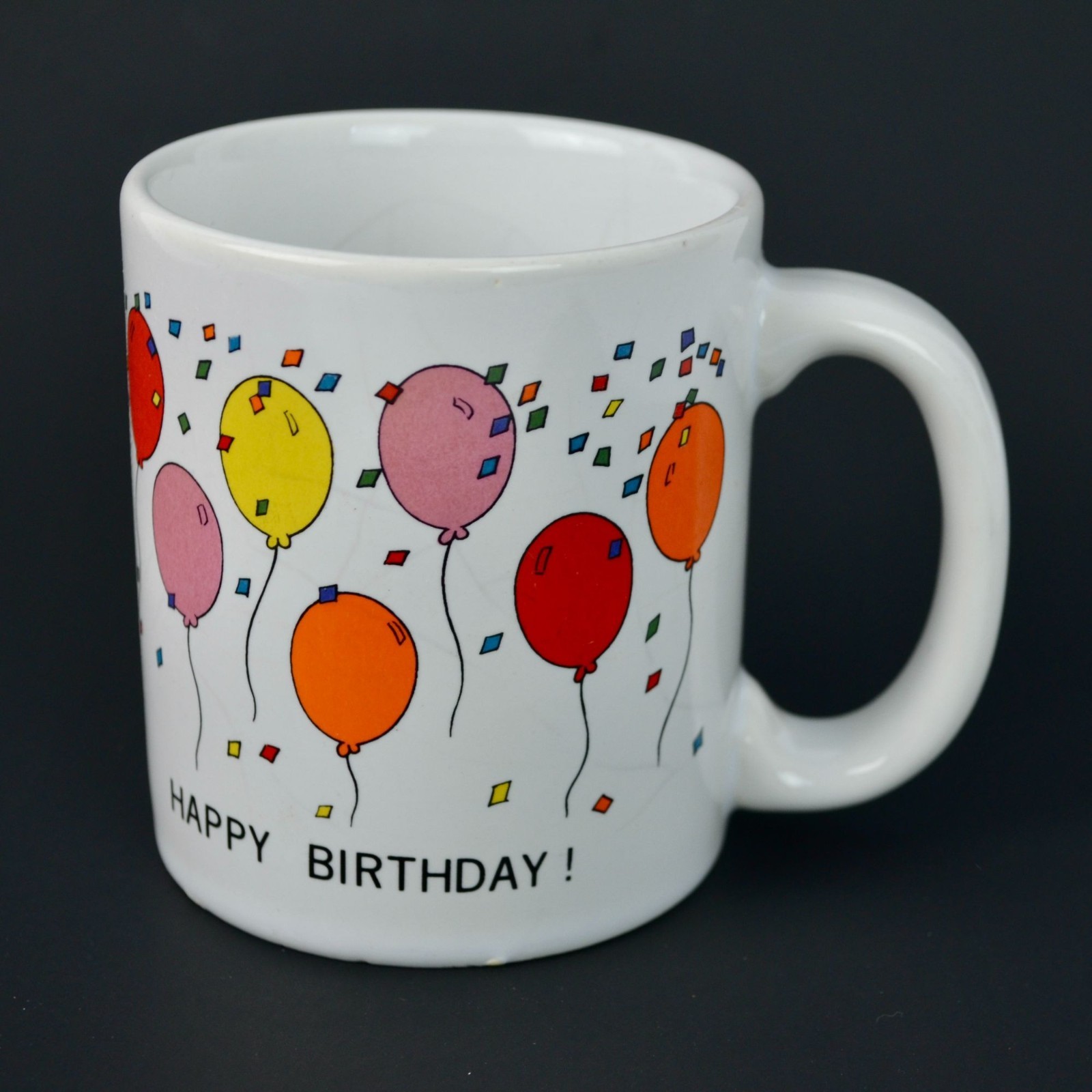 Vintage Happy Birthday Coffee Mug Vintage Happy Birthday Coffee Mug