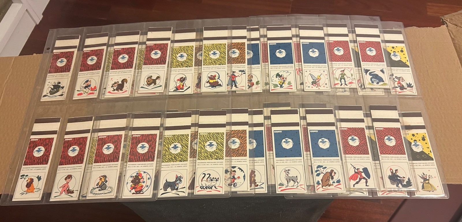Walt Disney 1950s complete collection matchbook covers very rare