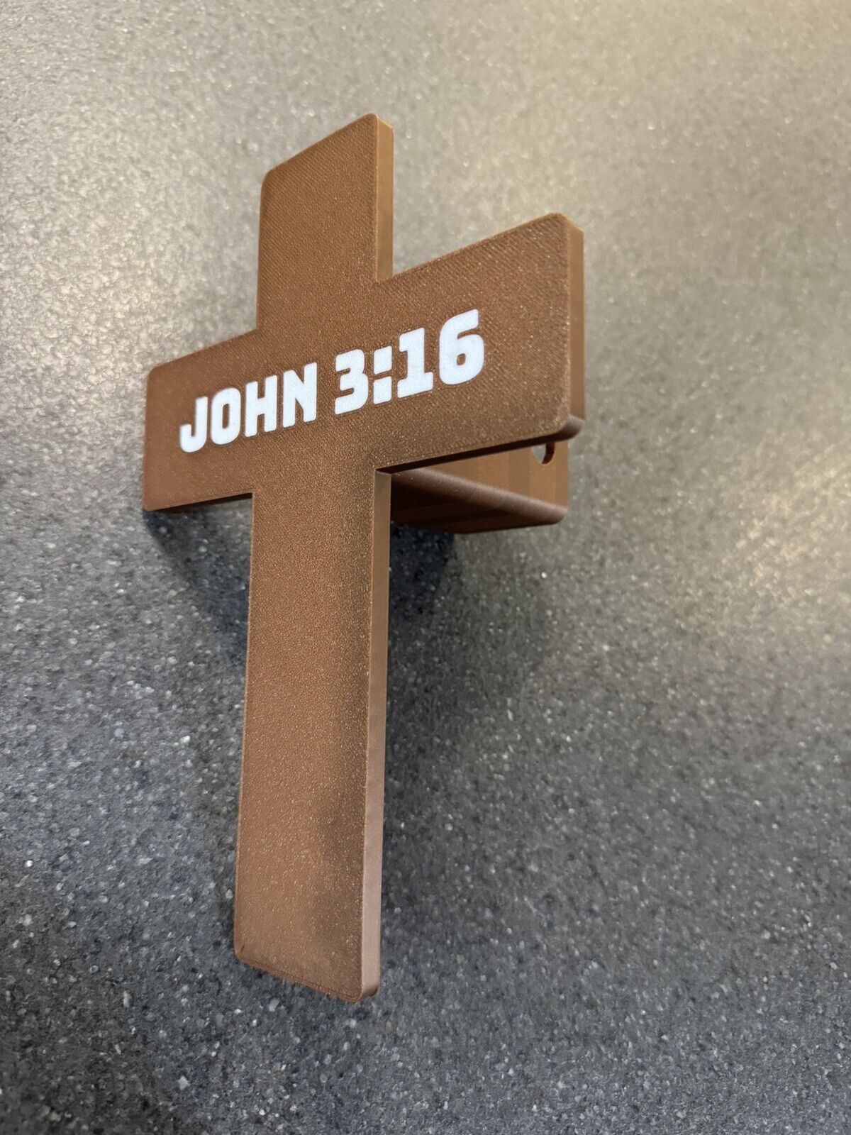 Cross Hitch Cover With John 3:16