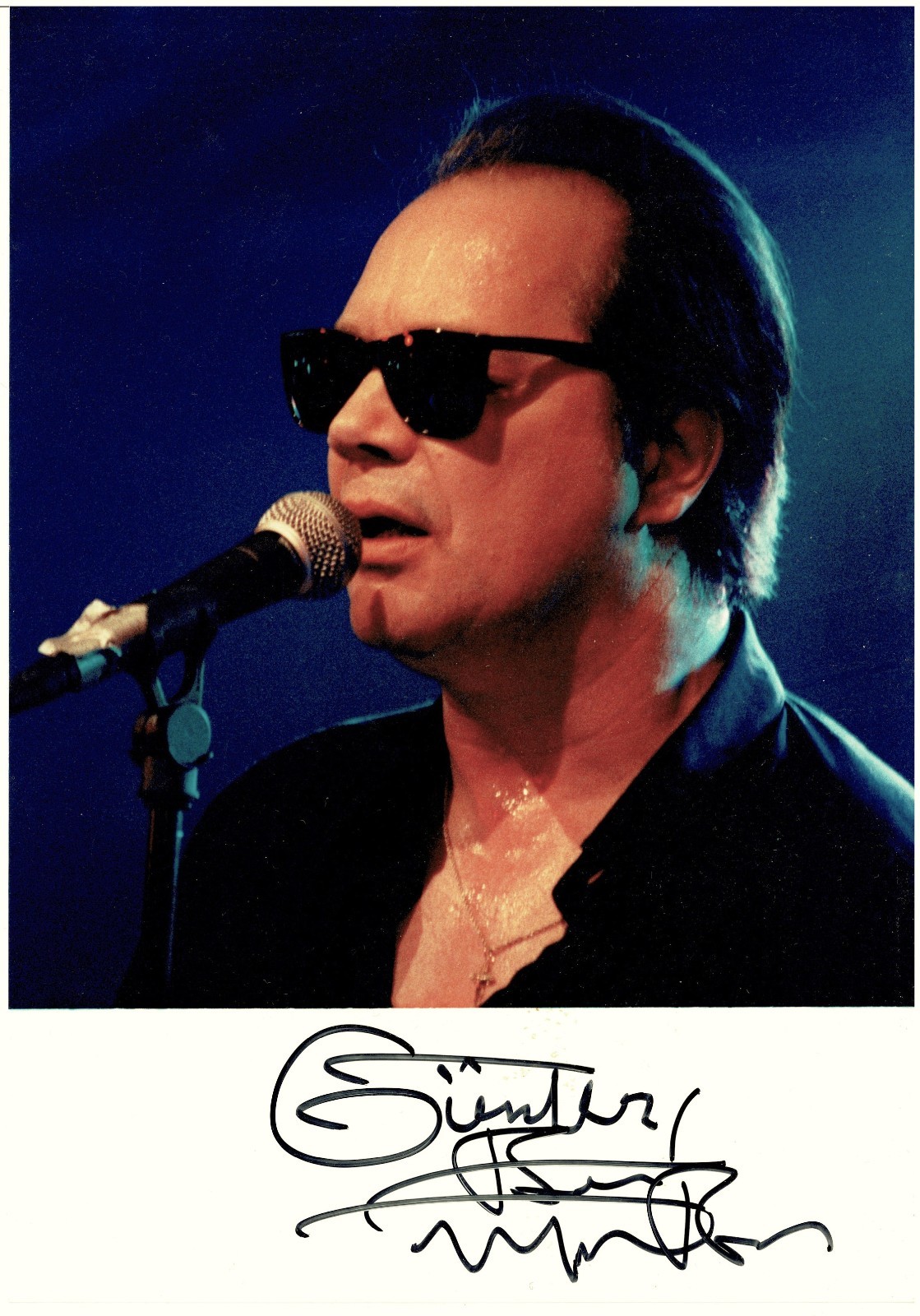 Autograph Signed Mitch Ryder Live Concert Photo 1994 Vienna + CoA