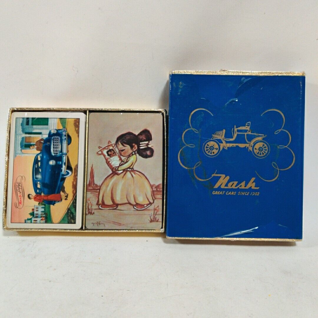 2 Sealed Decks Of Vintage Playing Cards \