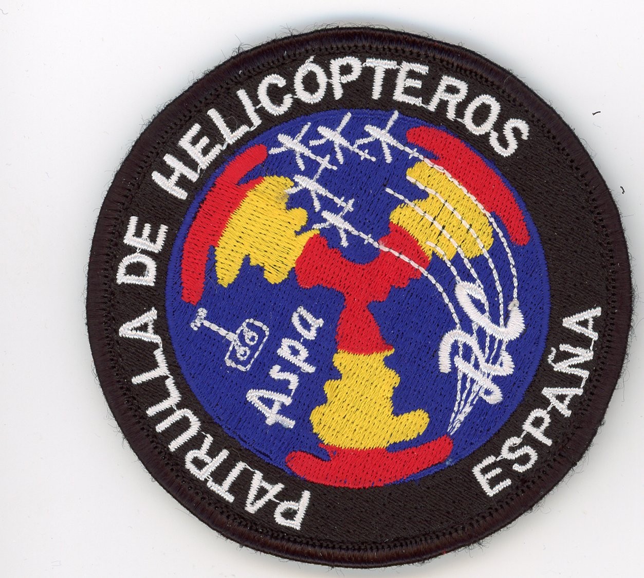 PATCH SPAIN ARMILLA AFB HELICOPTER AEROBATIC TEAM PATRULLA ASPA RADIO CONTROL