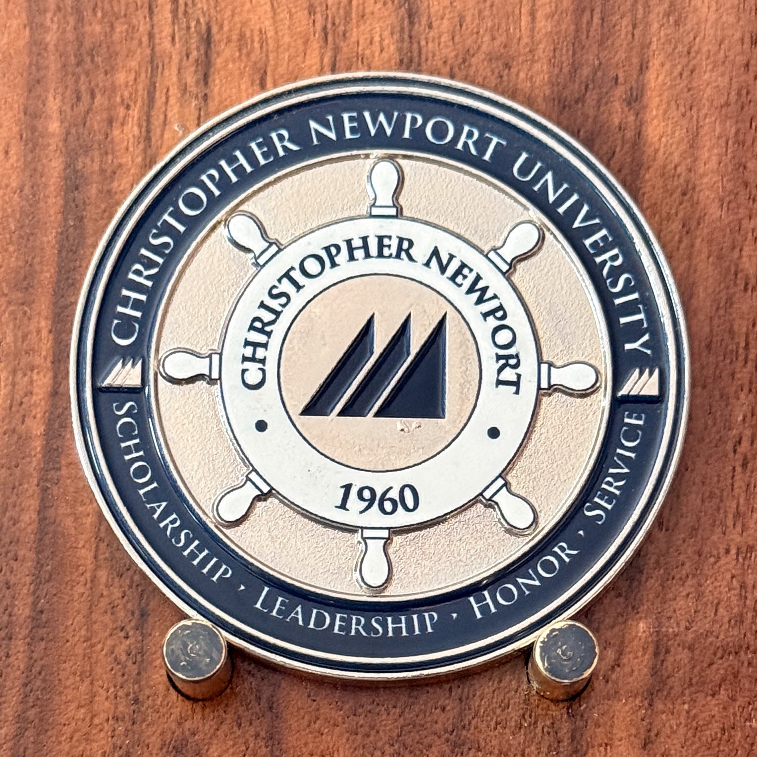 Christopher Newport University Double Sided Challenge Coin  M#35