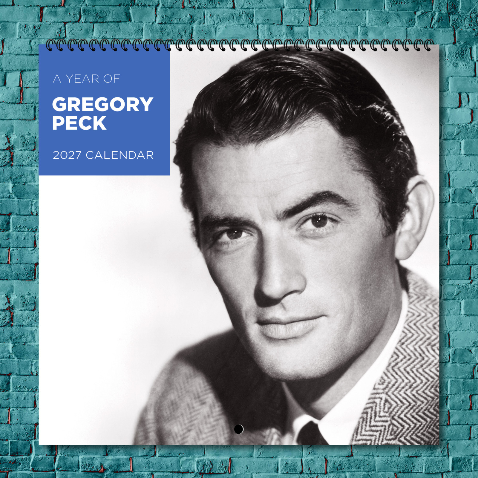 Gregory Peck 2027 Wall Calendar 12 Month Celebrity Photo Fan Collectible
