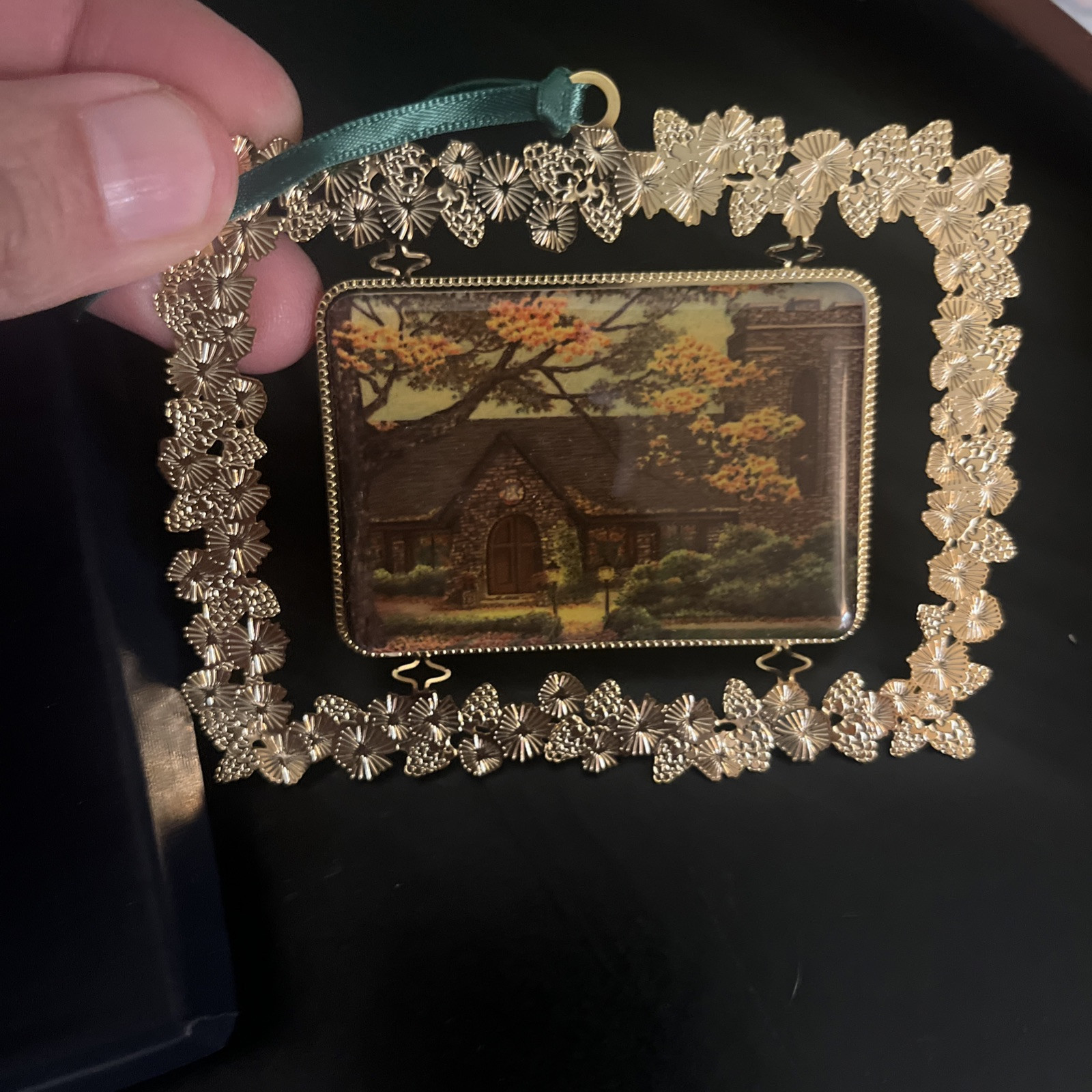 Teresa Pennington St. Marys of the Hills Ornament 2004 Christmas 24k Gold Signed
