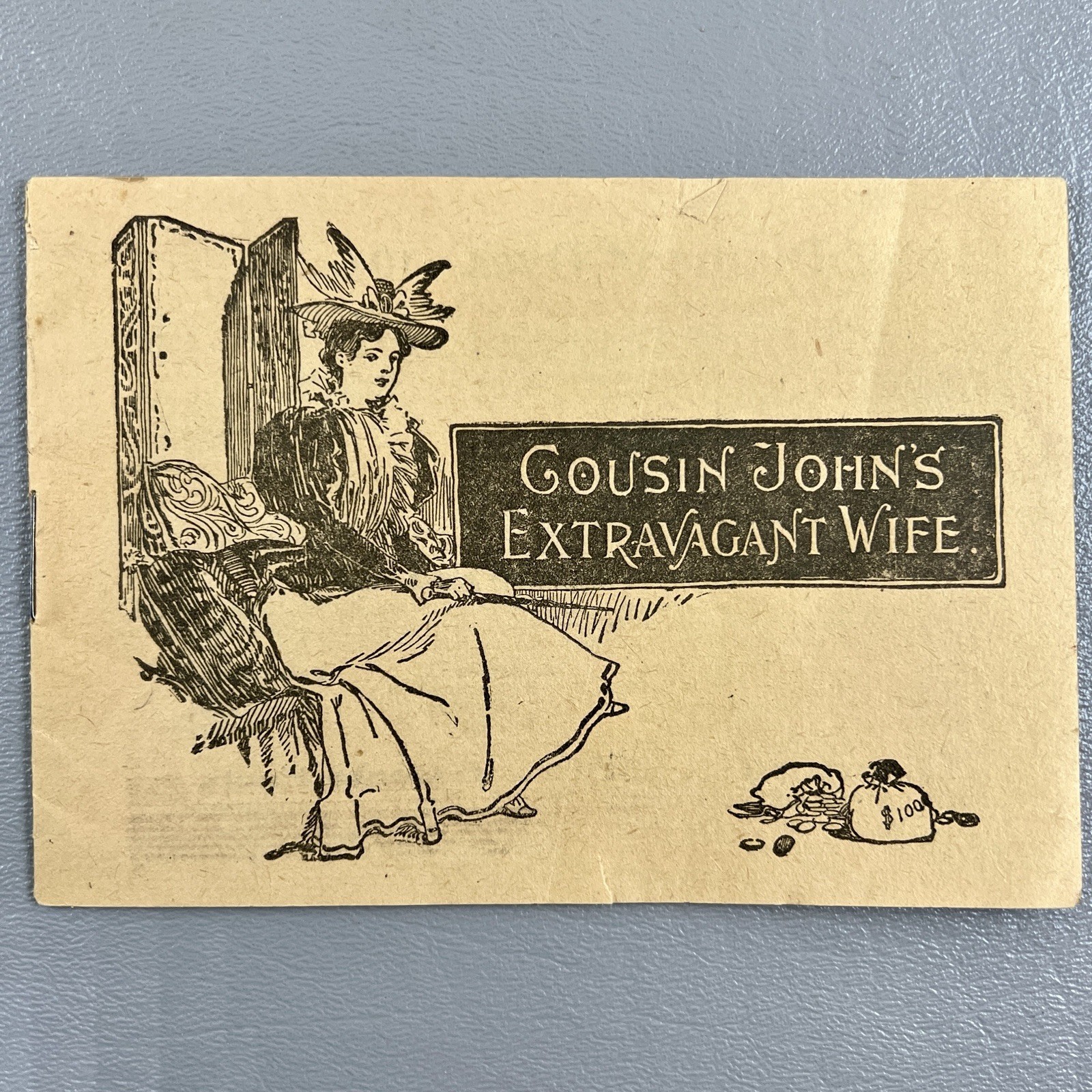 Antique 1897 Cousin John’s Extravagant Wife Story Advertising Booklet Diamond Dy Antique 1897 Cousin John’s Extravagant Wife Story Advertising Booklet Diamond Dy
